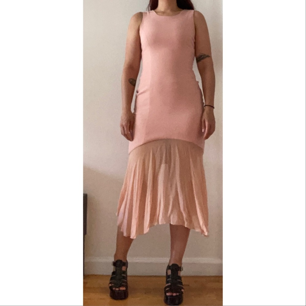 Prabal Gurung blush pink dress